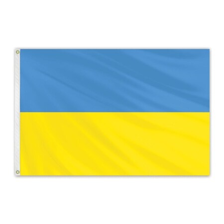 Global Flags Unlimited Ukraine Outdoor Nylon Flag 3'x5' 203176